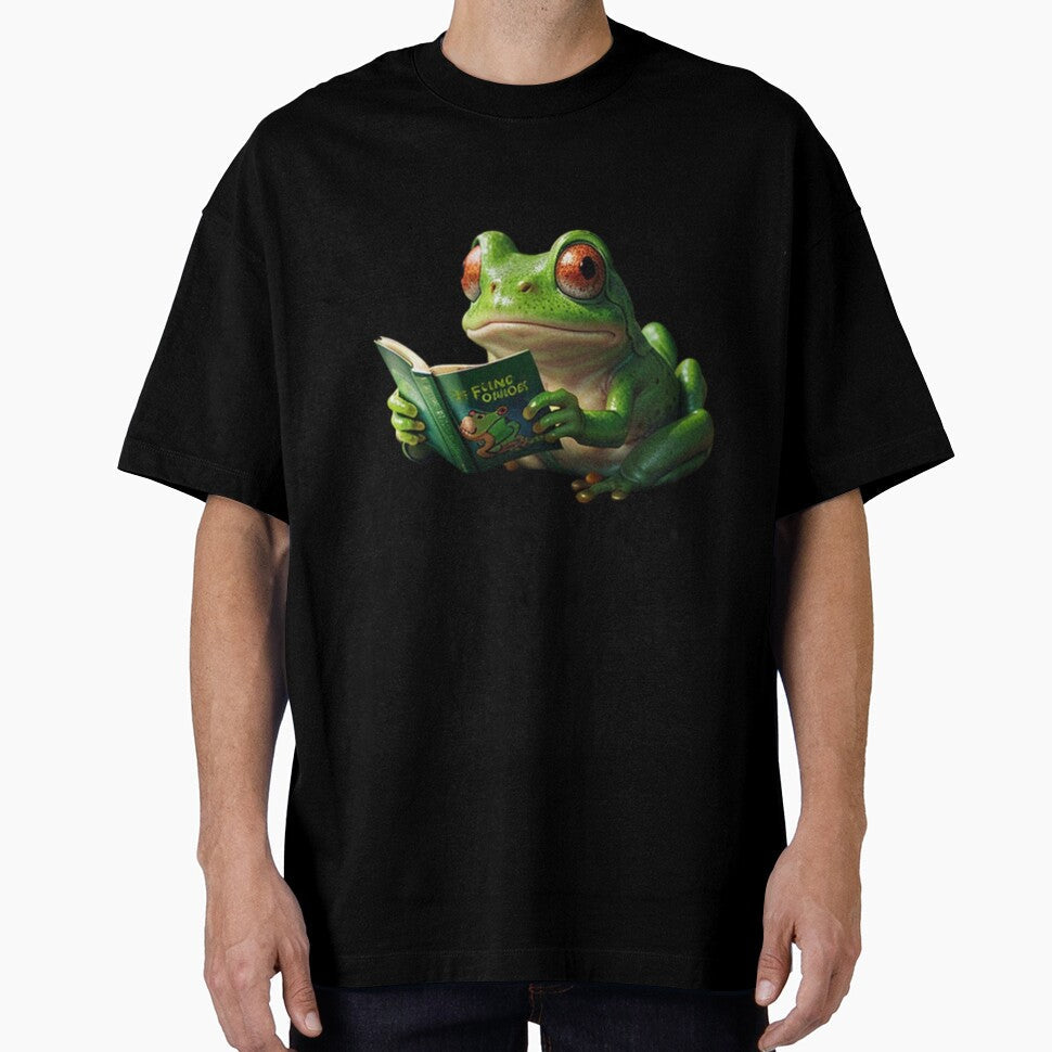 Pondering frog meme by Obinne - Adult & Kids T-Shirts, Sweatshirts & Hoodies apparel design preview 1