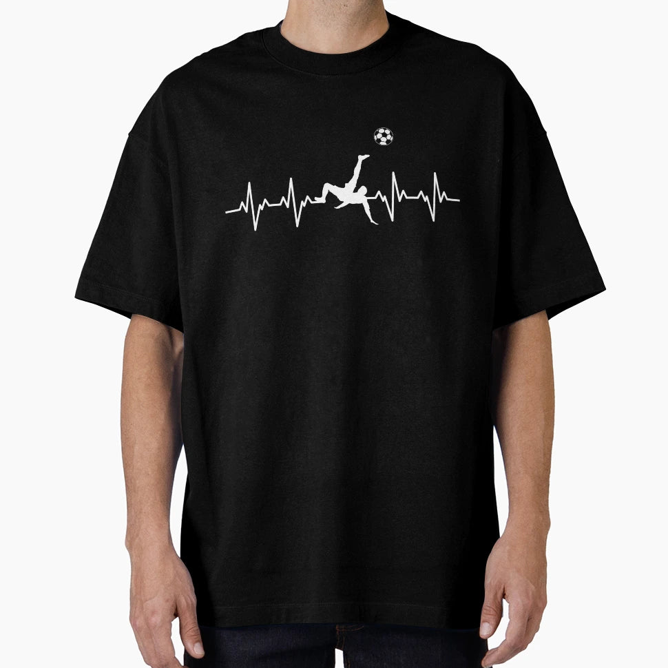 My Heart Beats Soccer T-Shirt - Graphic Print for Adults - T-Shirt, Sweatshirt, Hoodie
