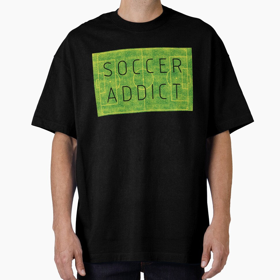 Soccer addict by EnjoyRiot - Adult & Kids T-Shirts, Sweatshirts & Hoodies apparel design preview 1
