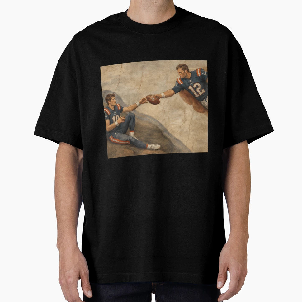 Creation TB And Drake Maye T-Shirt - Trendy Graphic for Adults - T-Shirt, Sweatshirt, Hoodie