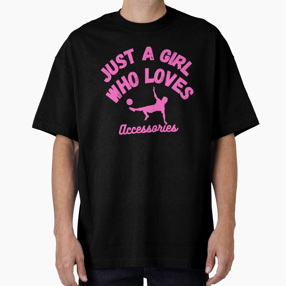 Just a Girl Who Loves Soccer by Mothe3rd - Adult & Kids T-Shirts, Sweatshirts & Hoodies apparel design preview 1