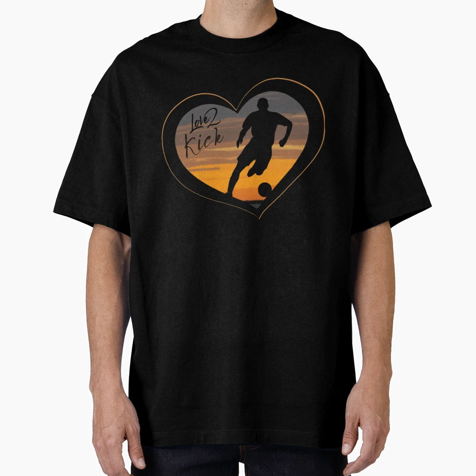 Love To Kick Soccer Soccer Players T-Shirt - Graphic Print Men Women - T-Shirt, Sweatshirt, Hoodie