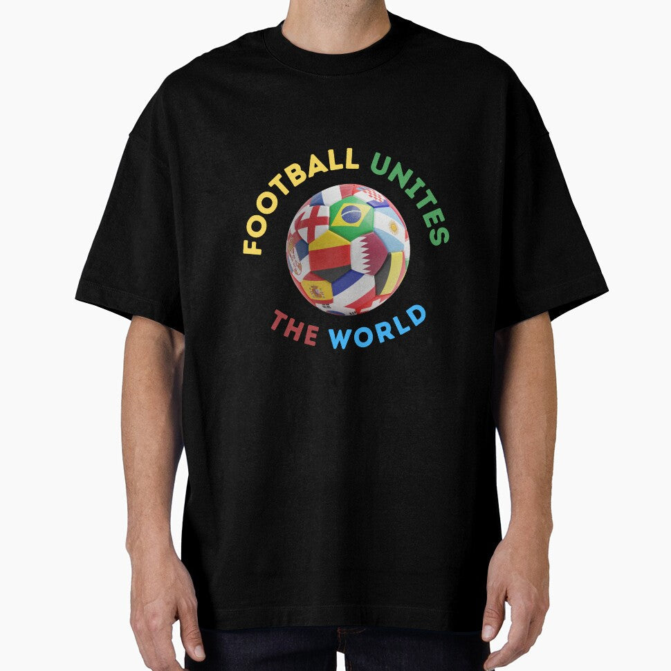 Football unites the world by Pea Fitness - Adult & Kids T-Shirts, Sweatshirts & Hoodies apparel design preview 1