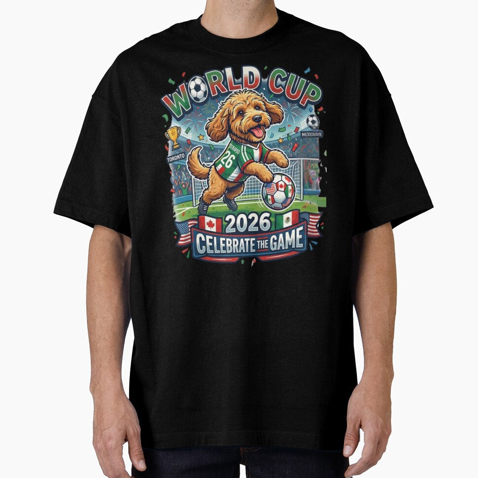 Cockapoo World Cup 2026 by RNTStudio - Adult & Kids T-Shirts, Sweatshirts & Hoodies apparel design preview 1