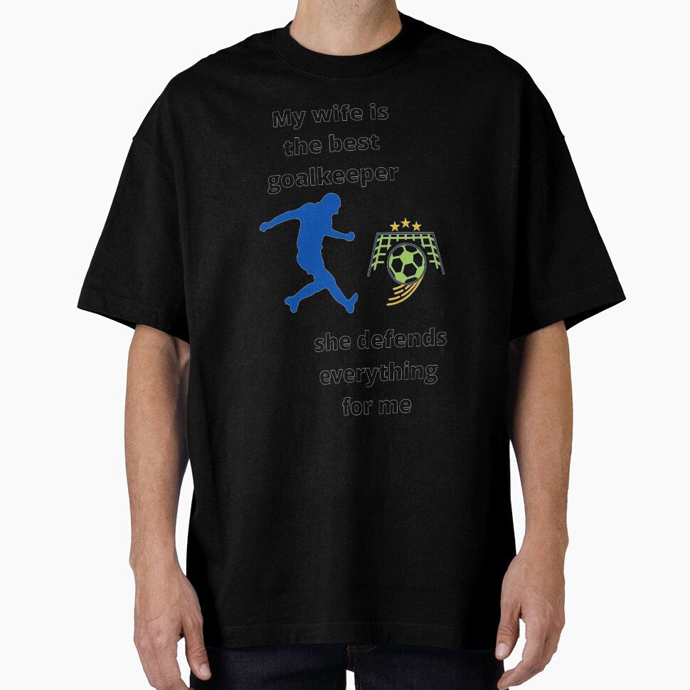 Goalkeeper,Soccer,Wife,Ball,Saves,Defense. by - Adult & Kids T-Shirts, Sweatshirts & Hoodies apparel design preview 1