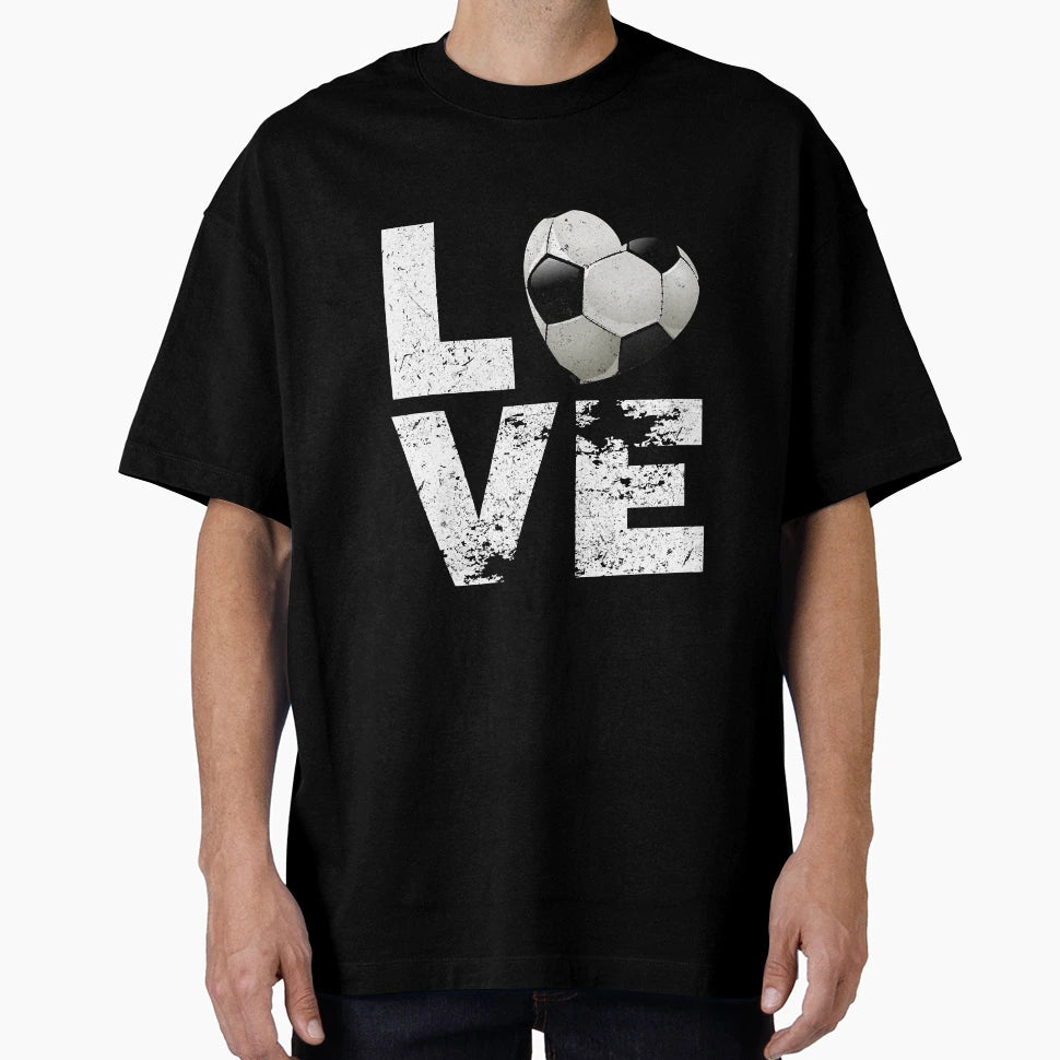 Soccer Heart I Love Soccer T-Shirt - Fun Novelty Design Unisex - T-Shirt, Sweatshirt, Hoodie