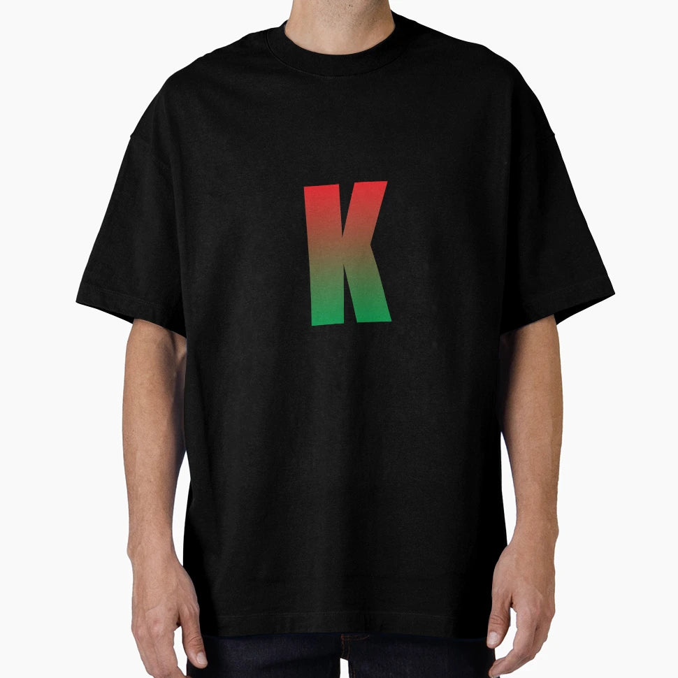 Gradient Initial K T-Shirt - Novelty Apparel for Adults - T-Shirt, Sweatshirt, Hoodie