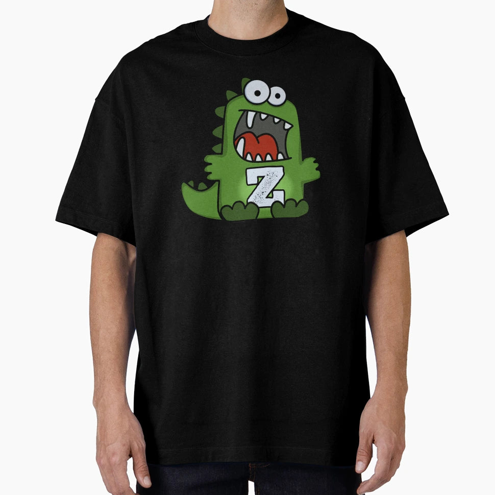 Alphabet Letter Z Rawrsome Green T-Shirt - Novelty Apparel Men Women - T-Shirt, Sweatshirt, Hoodie