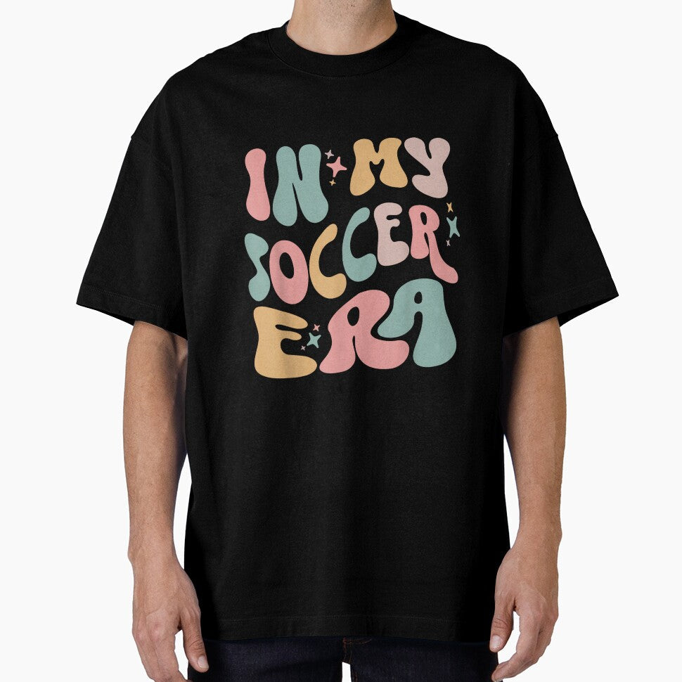 Groovy In My Soccer Era by HazelWCagle - Adult & Kids T-Shirts, Sweatshirts & Hoodies apparel design preview 1