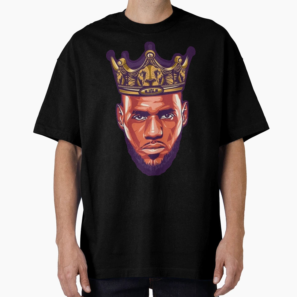 King Lebron James T-Shirt - Novelty Apparel Unisex - T-Shirt, Sweatshirt, Hoodie