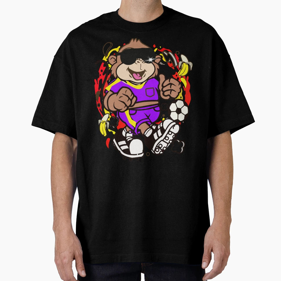 Soccer Monkey T-Shirt - Minimalist Print for Adults - T-Shirt, Sweatshirt, Hoodie