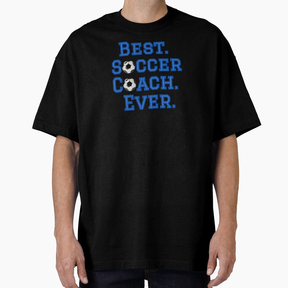Best Soccer Coach by cmd-art - Adult & Kids T-Shirts, Sweatshirts & Hoodies apparel design preview 1