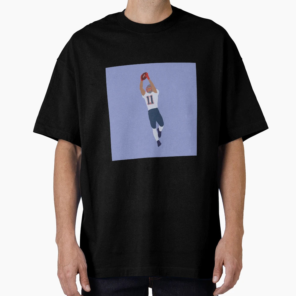 Patriots Edelman Catch T-Shirt - Novelty Apparel Unisex - T-Shirt, Sweatshirt, Hoodie