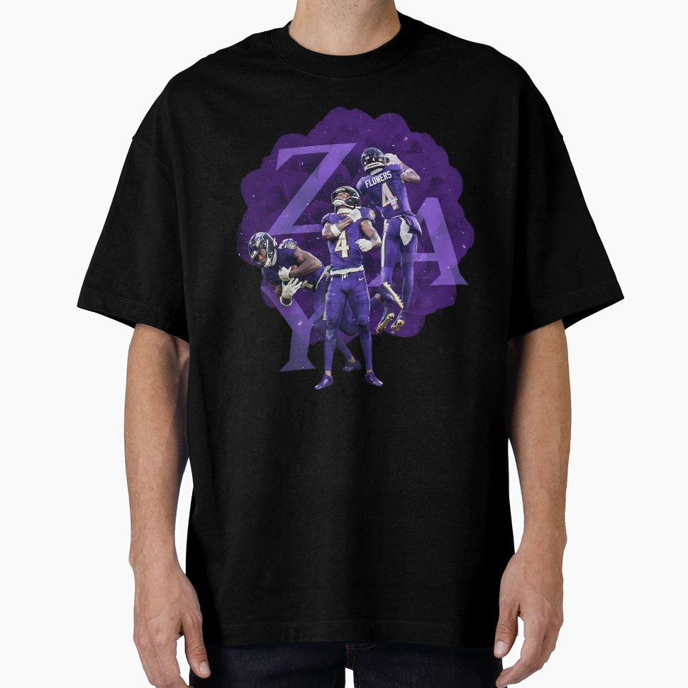 Zay Flowers T-Shirt - Streetwear Style Unisex - T-Shirt, Sweatshirt, Hoodie
