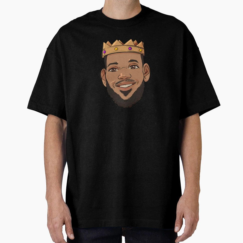 Big Head Lebron T-Shirt - Unique Graphic for Adults - T-Shirt, Sweatshirt, Hoodie