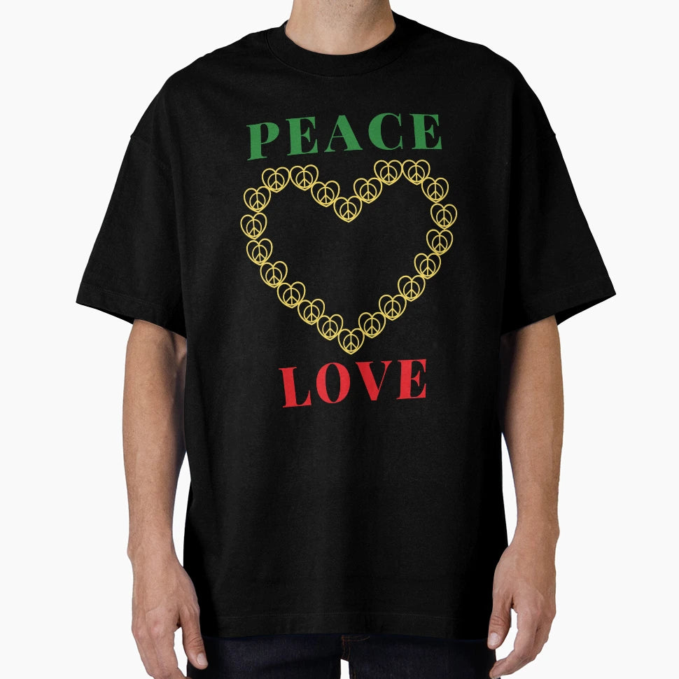 Peace And Love T-Shirt - Fun Novelty Design Men Women - T-Shirt, Sweatshirt, Hoodie