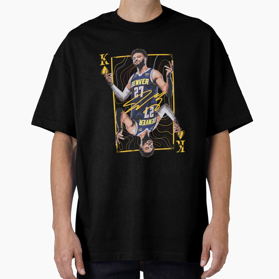 Jamal Murrayking Card T-Shirt - Fun Novelty Design Men Women - T-Shirt, Sweatshirt, Hoodie