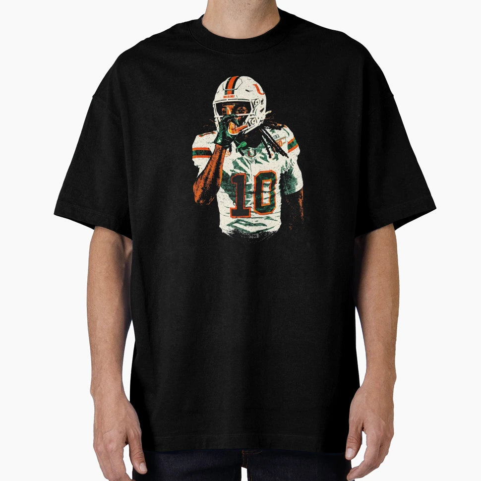 Malachi Toney Locked Miami T-Shirt - Fun Novelty Design Men Women - T-Shirt, Sweatshirt, Hoodie