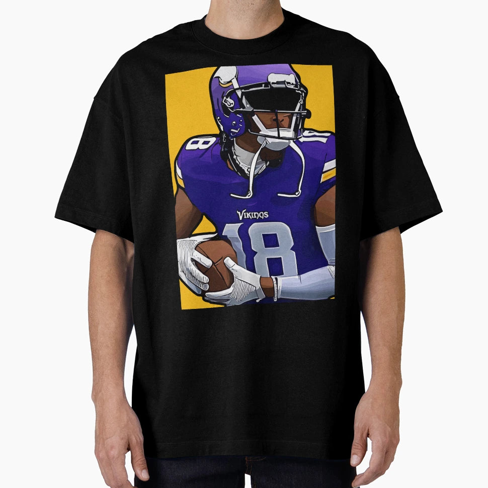 Justin Jet Jefferson T-Shirt - Novelty Apparel Unisex - T-Shirt, Sweatshirt, Hoodie