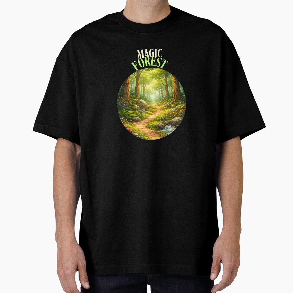 Magic Forest by Bymonale - Adult & Kids T-Shirts, Sweatshirts & Hoodies apparel design preview 1