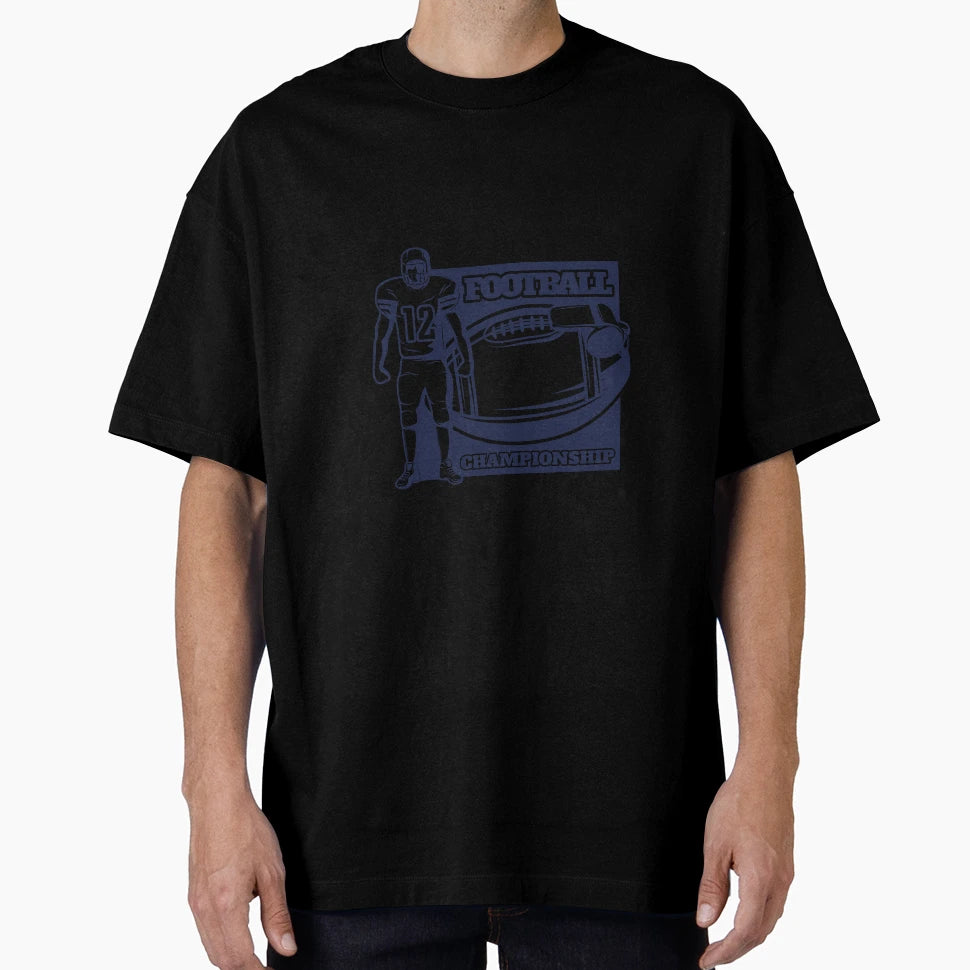 Football Championship Player 12 Big Ball T-Shirt - Streetwear Style Unisex - T-Shirt, Sweatshirt, Hoodie