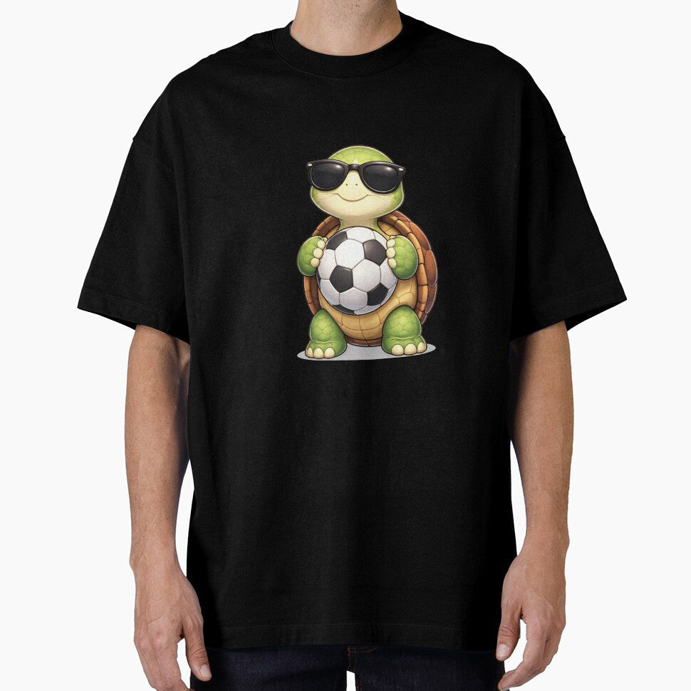 Turtle Soccer Player by Icareis-Studios - Adult & Kids T-Shirts, Sweatshirts & Hoodies apparel design preview 1