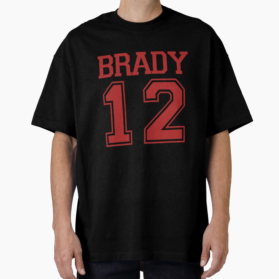Brady 12 T-Shirt - Unique Graphic for Adults - T-Shirt, Sweatshirt, Hoodie