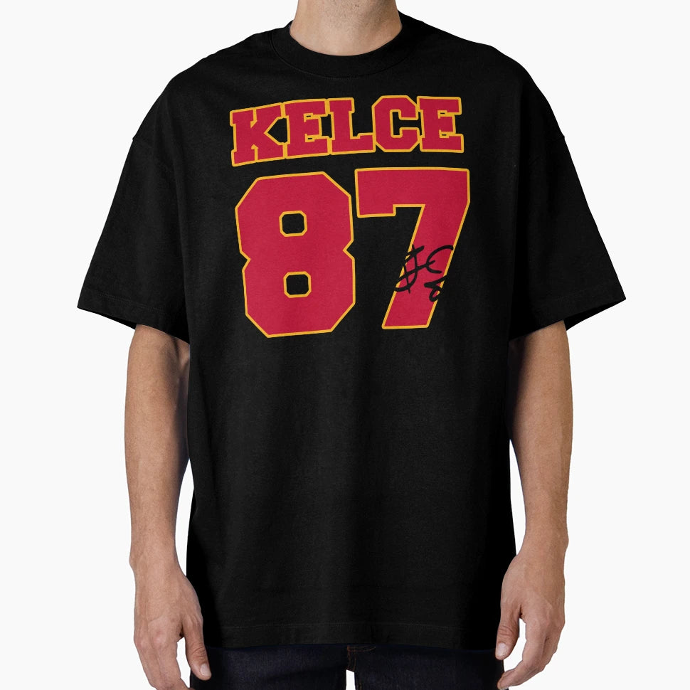 Kelce 87 T-Shirt - Minimalist Print Men Women - T-Shirt, Sweatshirt, Hoodie