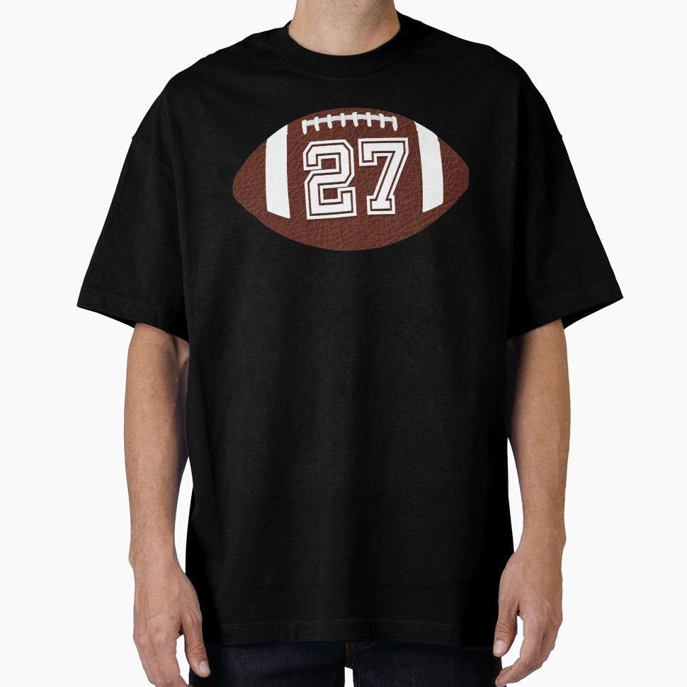 American Football Jersey No 27 T-Shirt - Casual Everyday Wear Men Women - T-Shirt, Sweatshirt, Hoodie