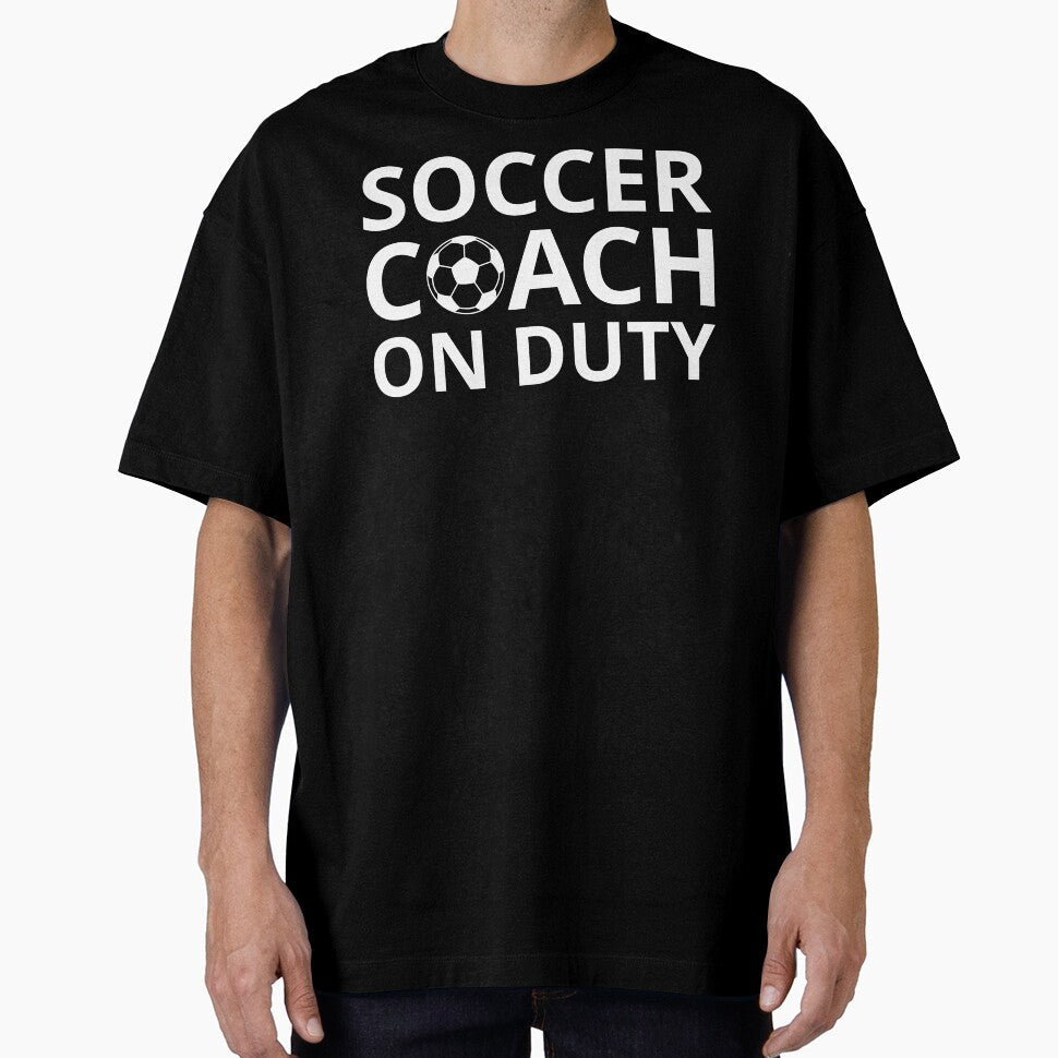 Soccer Coach on Duty I by Lemon Pepper - Adult & Kids T-Shirts, Sweatshirts & Hoodies apparel design preview 1