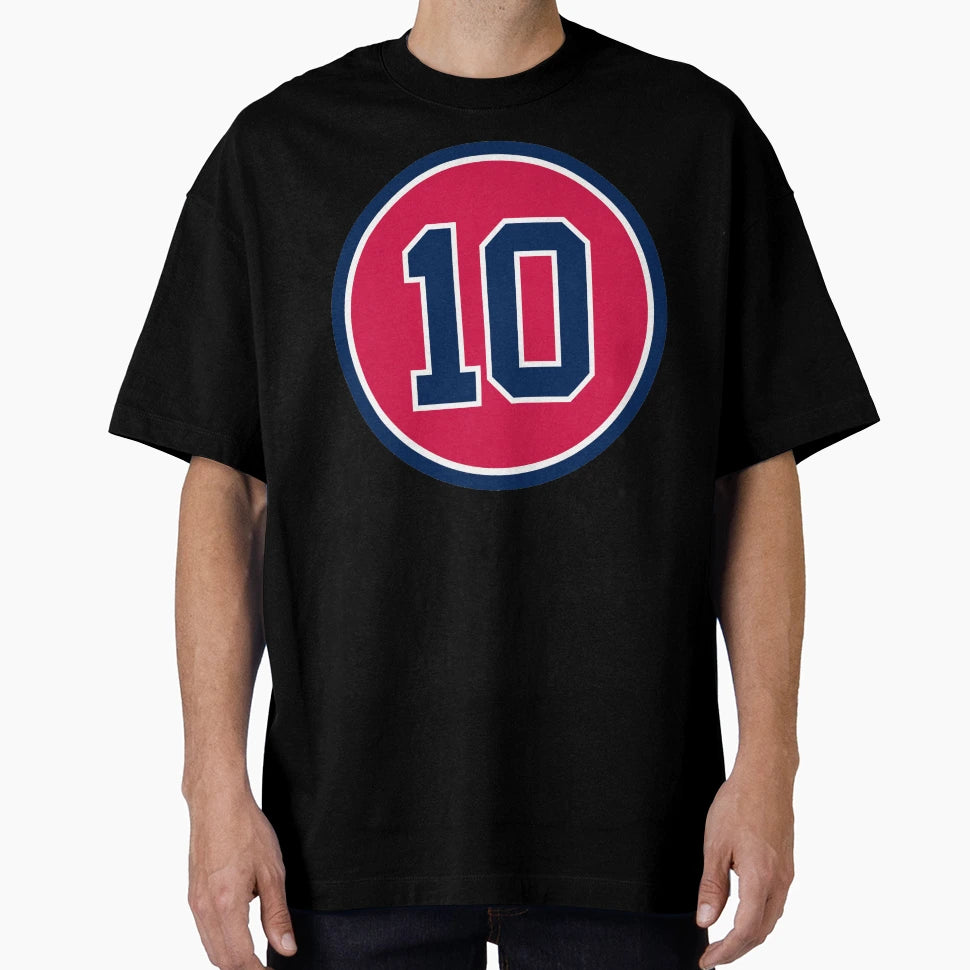 Chipper Jones 10 Jersey Number T-Shirt - Custom Art Print Men Women - T-Shirt, Sweatshirt, Hoodie
