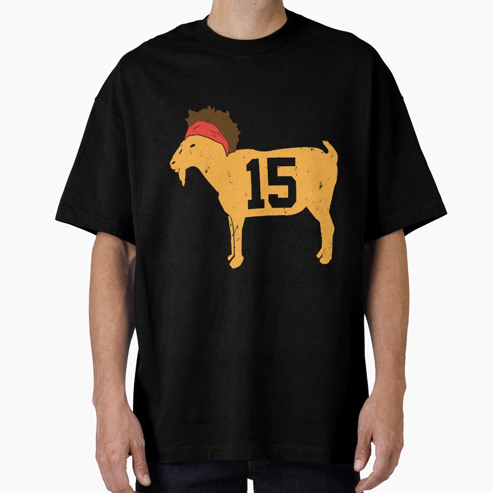 Goat Number 15 Mvp T-Shirt - Trendy Graphic for Adults - T-Shirt, Sweatshirt, Hoodie