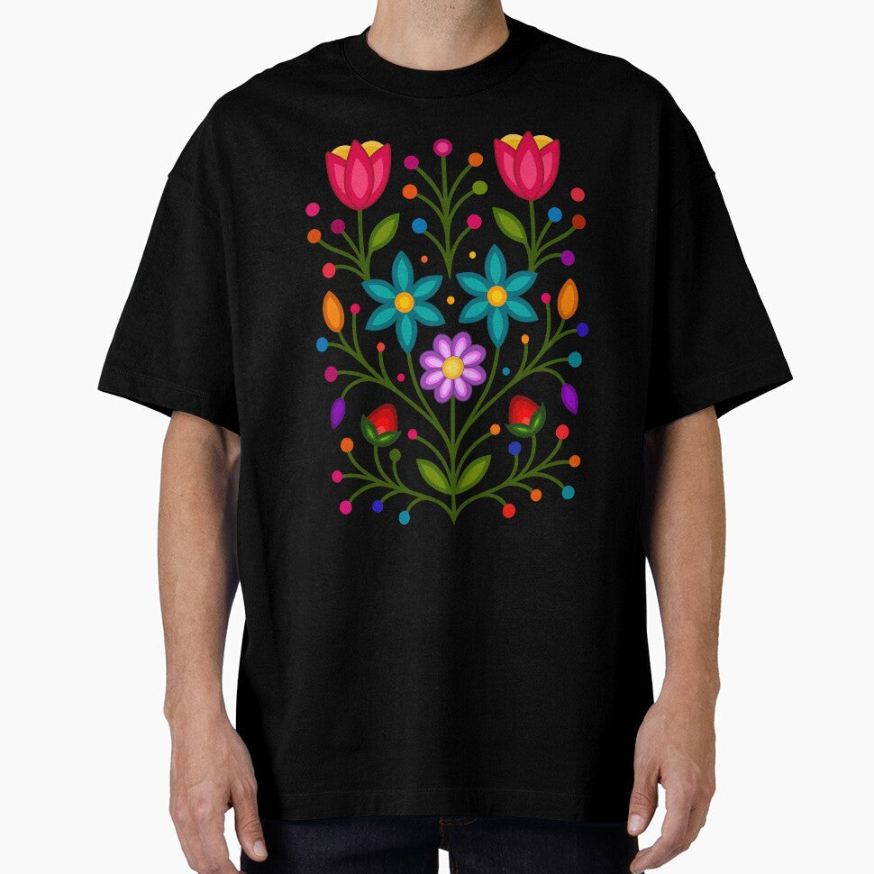 Ojibwe Floral Indigenous Anishinaabe Flowers by - Adult & Kids T-Shirts, Sweatshirts & Hoodies apparel design preview 1