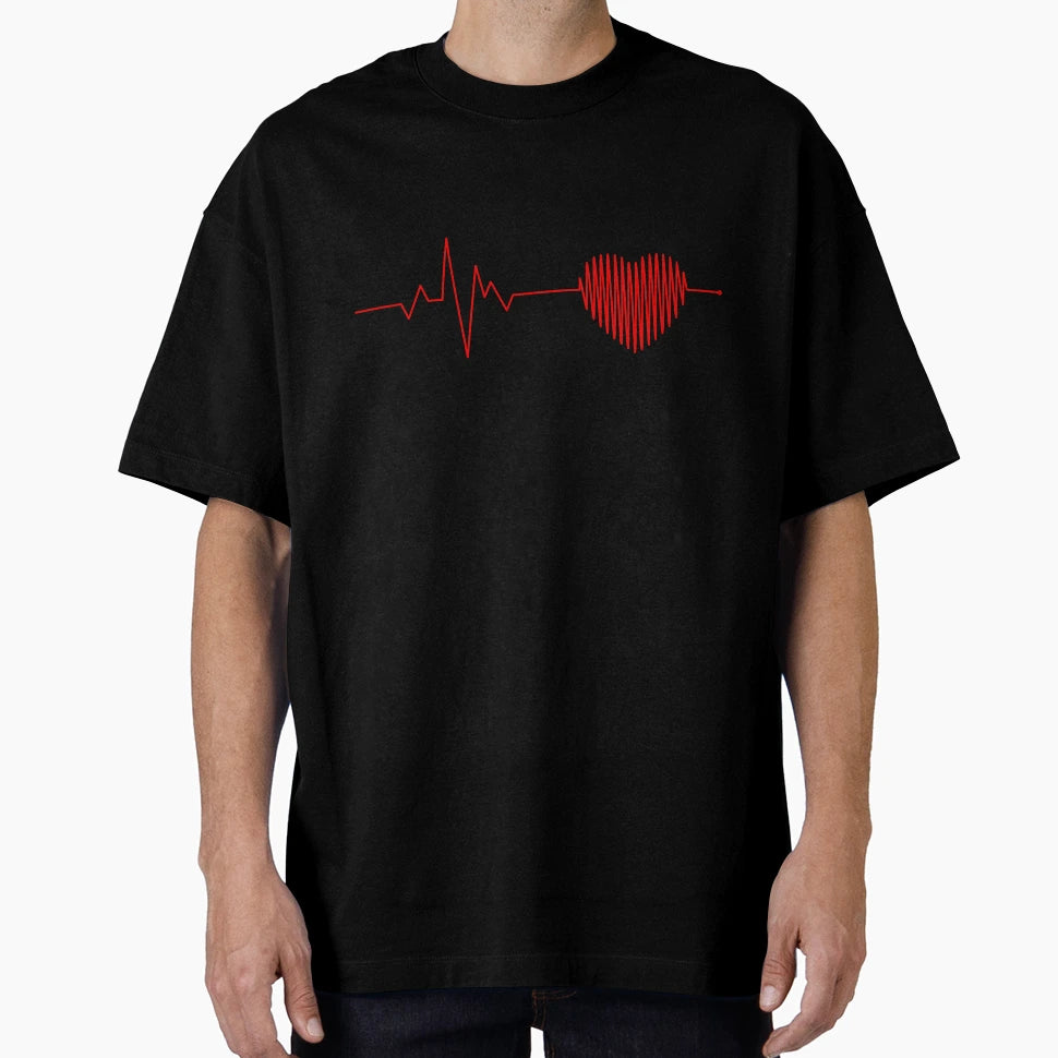 Heart Rhythm Electrocardiogram T-Shirt - Fun Novelty Design Unisex - T-Shirt, Sweatshirt, Hoodie