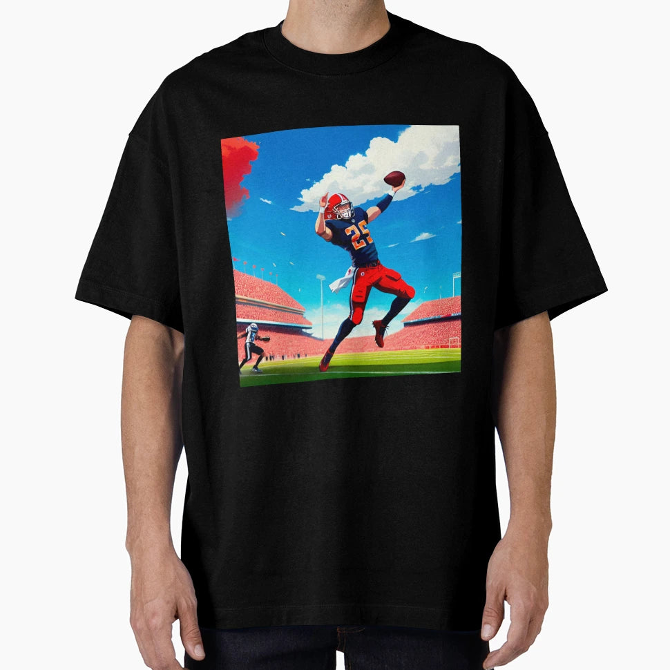 Gridiron Guardian American Football T-Shirt - Minimalist Print Unisex - T-Shirt, Sweatshirt, Hoodie