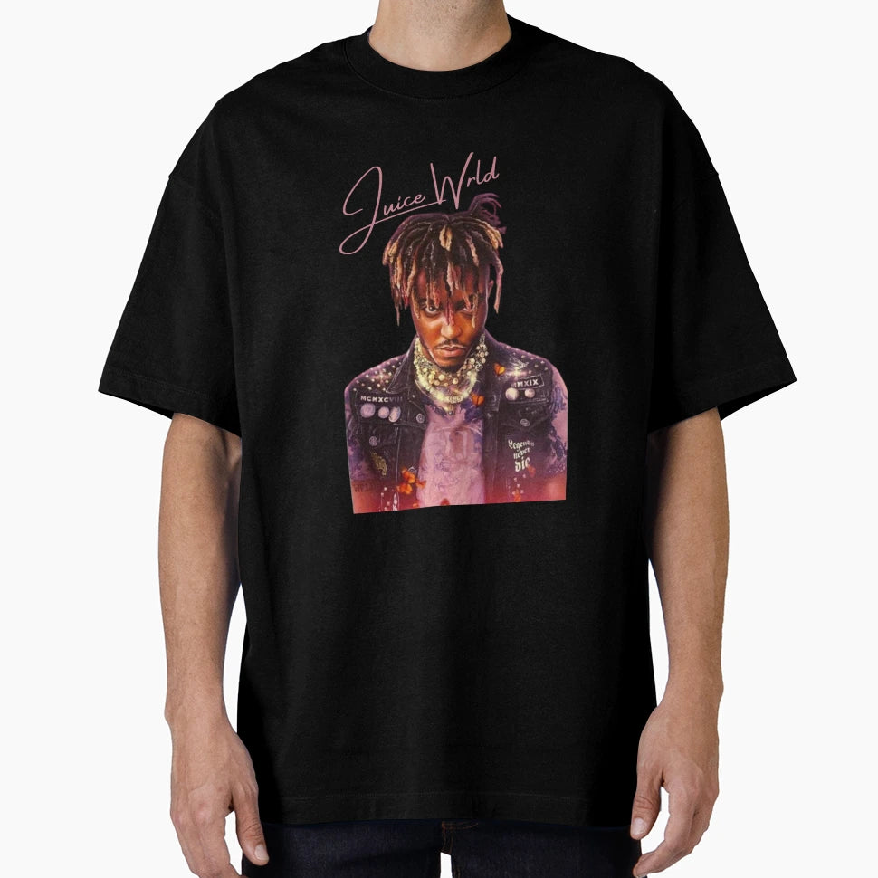 Juicewrld Black T-Shirt - Graphic Print Men Women - T-Shirt, Sweatshirt, Hoodie