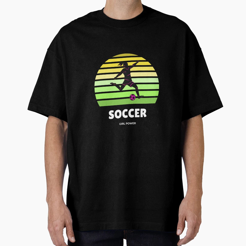 Soccer Power T-Shirt - Custom Art Print for Adults - T-Shirt, Sweatshirt, Hoodie
