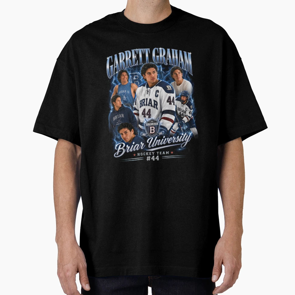 Garrett Graham Briar University T-Shirt - Fun Novelty Design Men Women - T-Shirt, Sweatshirt, Hoodie