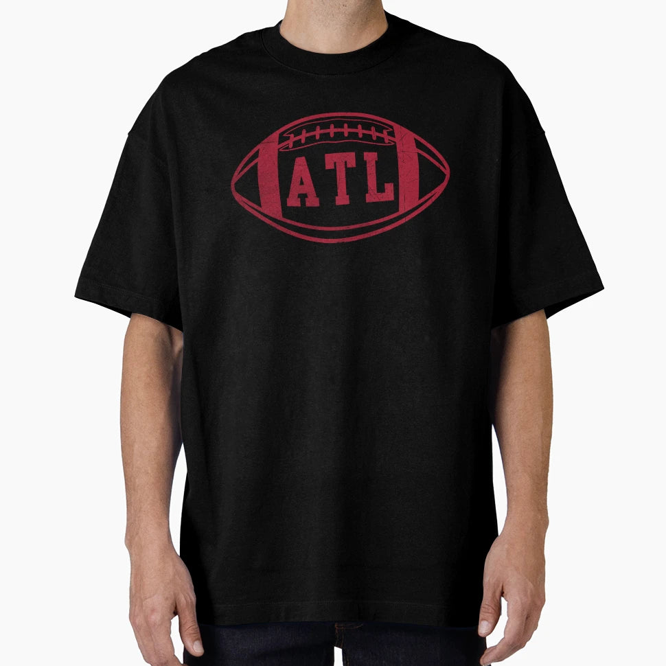 Atlanta Throwback Football T-Shirt - Novelty Apparel Unisex - T-Shirt, Sweatshirt, Hoodie