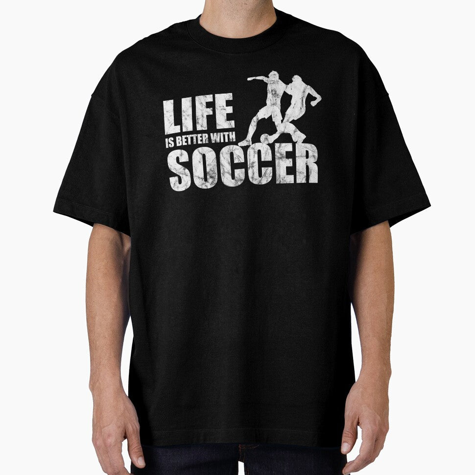 Life is better with football by EllenTune - Adult & Kids T-Shirts, Sweatshirts & Hoodies apparel design preview 1