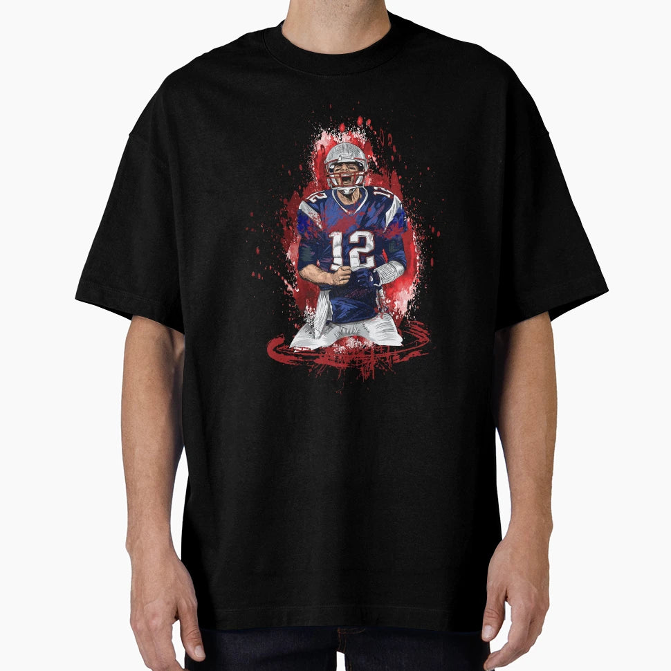 American Football Player T-Shirt - Minimalist Print for Adults - T-Shirt, Sweatshirt, Hoodie