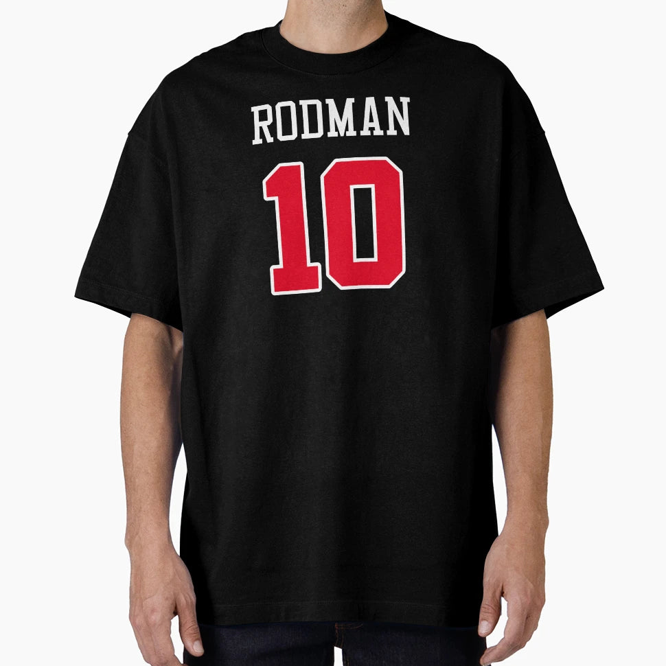 Dennis Rodman 10 Pistons T-Shirt - Aesthetic Graphic Unisex - T-Shirt, Sweatshirt, Hoodie