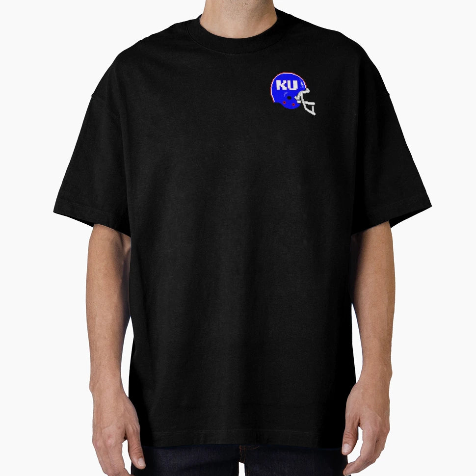 Tecmo Bowl Kansas Helmet T-Shirt - Streetwear Style Unisex - T-Shirt, Sweatshirt, Hoodie