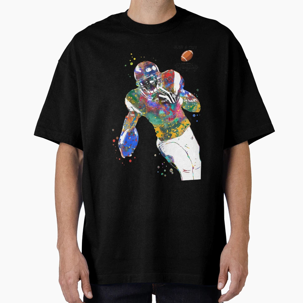 American Football Player T-Shirt - Unique Graphic Unisex - T-Shirt, Sweatshirt, Hoodie
