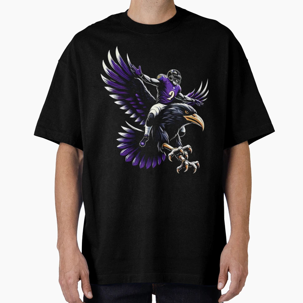 Art Baltimore Ravens T-Shirt - Minimalist Print Unisex - T-Shirt, Sweatshirt, Hoodie