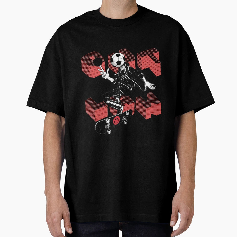 Football Gamer Skater Streetwear T-Shirt - Casual Everyday Wear Men Women - T-Shirt, Sweatshirt, Hoodie