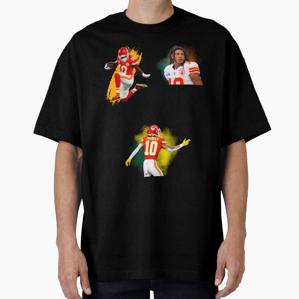Isiah Pacheco Hd Set T-Shirt - Novelty Apparel Unisex - T-Shirt, Sweatshirt, Hoodie
