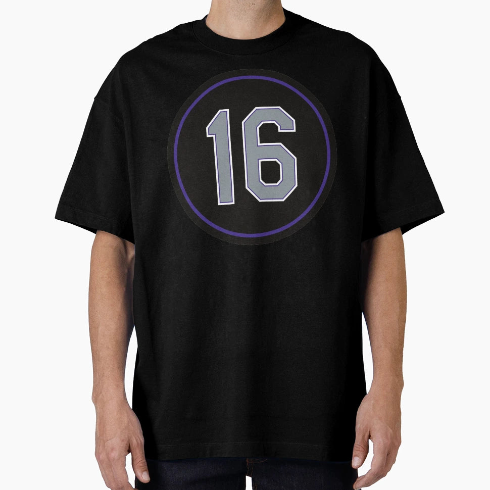 Huston Street 16 Jersey Number T-Shirt - Fun Novelty Design Men Women - T-Shirt, Sweatshirt, Hoodie