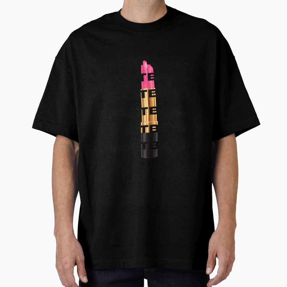 Football But Make It Femme Pride Lipstick T-Shirt - Custom Art Print Unisex - T-Shirt, Sweatshirt, Hoodie