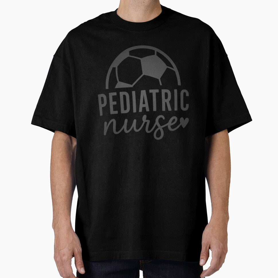 Minimalist Pediatric Nurse Soccer Logo by Giuggimade - Adult & Kids T-Shirts, Sweatshirts & Hoodies apparel design preview 1
